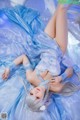 Cosplay 瓜希酱 爱蜜莉雅 水晶礼服