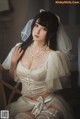 Coser@rioko凉凉子 Vol.073: 透明婚纱 (39 photos)